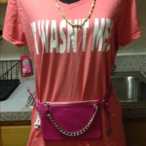 Micheal Kors pouch dressy Pink a cutie